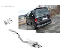 Impianto Completo Racing Da Kat. VW T5 Bus 2x63mm Aspetto Diesel Affilato