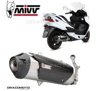 Scarico Completo Omologato MIVV Urban inox per Suzuki Burgman 400 2006 > 2016