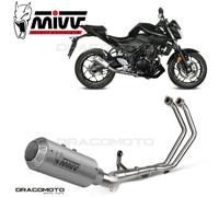 Scarico Completo MIVV Impianto Completo Inox per YAMAHA YZF R25 2015 > 2023