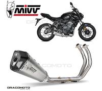Mivv Scarico Completo per YAMAHA MT-07 / FZ-07 2021 > 2022 DELTA RACE ST. STEEL ORIGINAL
