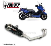 Y.018.LXB - Scarico Completo Mivv GP Steel Black Yamaha T-MAX 500 01/07