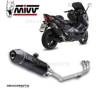 Y.035.LRB - Scarico Completo Mivv SPORT SPEED EDGE BLACK YAMAHA T-MAX 500 08-11