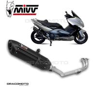 Scarico Completo MIVV Suono Nero Acciaio inox per Yamaha T-Max 500 2008 > 2011