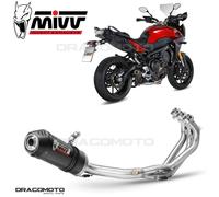 Scarico Completo MIVV Oval Carbonio Carbon cap YAMAHA TRACER 900 GT 2015 > 2020