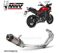 MIVV Silenziatore Oval Titanio/Carbonio per Yamaha Tracer 900/GT 2015-2020