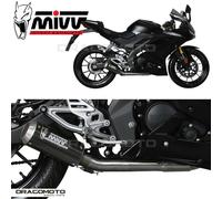 MIVV SCARICO COMPLETO + RACING NOCAT MK3 CARBONIO YAMAHA MT125 MT-125 2021 21