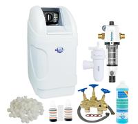 Impianto Decalcificatore Acqua Protezione Calcare Durezza Top Morbido 2-3 Pers