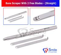 Impianto Dentale L'Innesto Osso Raschietto Dritto Manuale Con 2 Gratis Tedesco