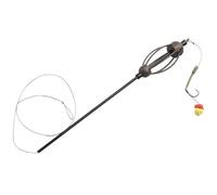 Impianto di alimentazione per pesca grossolana con gabbia per esche e ami 4 6 8 per carpe che offre un uso efficiente dell'esca e stabilità nella pesca in fiume e lago (6#)