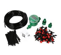 Impianto di Irrigazione Automatico a Goccia per Giardino e Fiori | Kit Completo Microirrigazione con Spruzzatori per Piante, Atrio, Patio e Letti