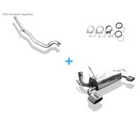 Impianto Di Racing Duplex Da Kat Peugeot 206 RC Ogni 135x80mm Flachoval