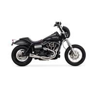 Impianto di scarico 2-1 upsweep in acciaio inox 91-17 dyna Vance & hines