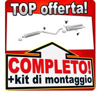 Impianto di scarico CITROEN C4 I 2.0 136 CV