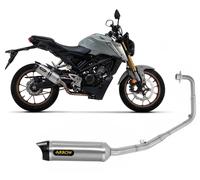 Impianto di scarico Completo 51519PKW HONDA CB125R Titanio Th carbonio 2021 2023