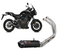 SCARICO COMPLETO MIVV OVAL CARBONIO CARBONIO PER YAMAHA TRACER 7 / GT 2021-2024