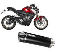 Impianto Di Scarico Completo Storm GP NERO coppa carb HONDA CB 125 R 2021 2024