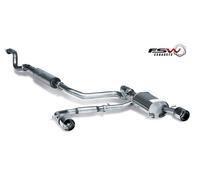 Impianto di scarico FSW Sport completo dal catalizzatore Suzuki Swift Sport A...