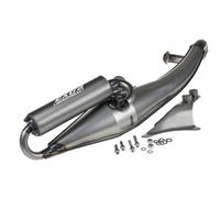 Impianto di scarico Giannelli V2 Extra con omologazione per Gilera / Piaggio