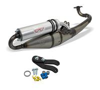 Impianto di scarico LEOVINCE HAND MADE TT per MBK Nitro 50/KAT/jogr AC/YAMAHA AEROX 50/MACHG/APRILIA SR50 Stealth/Racing/Netscaper/WWW/MALAGUTI Firefox F10/F12/F15/Phantom, con marchio di controllo E
