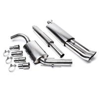 Impianto di scarico marmitta sportiva Stainless steel catback per VW Golf II