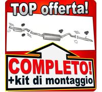 Impianto di scarico MITSUBISHI PAJERO CLASSIC 2.5 TD 115 CV