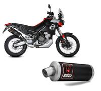 Impianto Di Scarico MIVV DAKAR inox NERO E5 APRILIA TUAREG 660 2022 > 2023