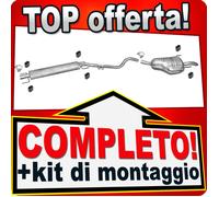 Impianto di scarico OPEL ASTRA H 1.6 105 CV 3 volumi