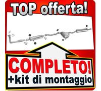 Impianto di scarico per ALFA ROMEO 146 1.9 TD 90 CV 1995-1997