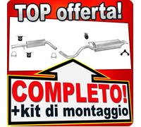 Impianto di scarico per AUDI A3 (8L1) 1.8 125 CV