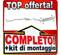 Impianto di scarico per MERCEDES (W123) 200D 220D 240D 300D