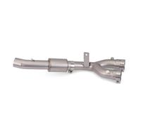 impianto di Scarico per Moto Kit di Scarico in Acciaio Inox per Moto Escape 51MM, interfaccia Tubo di Collegamento Centrale Compatibile con YZF R1 R1M 2015-2021
