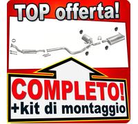 Impianto di scarico per PEUGEOT 605 2.1 TD 109 CV