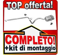 Impianto di scarico RENAULT MEGANE II & SCENIC II 1.5 dCi 100/105 CV
