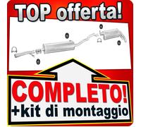 Impianto di scarico SEAT ALHAMBRA I 1.9 TDI 130/150 CV 2.0 TDI