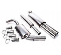 Impianto di scarico sportivo CATBACK per VW GOLF 2 II DAL 1983 AL 1991