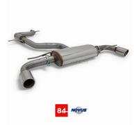 Impianto di scarico sportivo VW Golf 6 GTI gruppo A da cat 1x90 mm design MS ...