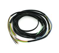 IMPIANTO ELETTRICO CABLAGGIO FILI CON SCHEMA VESPA SS 180 1 SERIE CON BATTERIA _