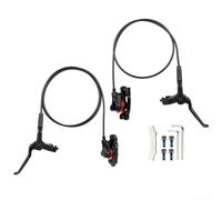 Impianto frenante idraulico completo con 2 pistoni per biciclette, anteriore destro 800mm e posteriore sinistro 1450mm (kit destro e sinistro)