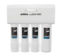 Impianto osmosi inversa acquario - ARKA myAQUA 1900 - rimuove 99 % sostanze nocive, sali e batteri - 1900 l/giorno filtro acqua e addolcitore - set smart con LED - per casa e acquario