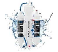 Impianto osmosi inversa acquario - ARKA myAQUA 380 - rimuove 99 % sostanze nocive, sali e batteri - 380 l/giorno filtro acqua e addolcitore - installazione facile - set completo casa e acquario