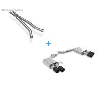 Impianto Race Ford Mustang 6 Da 2014 3.7L V6 + 5.0L GT Ogni 2x100Mm Nero