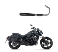 Impianto Scarico Completo Arrow Rebel Fond Allum Dark Kawasaki Vulcan S 650 2025