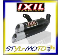 Ixil Dual Hyperlow Xl Kawasaki Z 650 Ninja 650 17-19 Stainless Steel Homologated Full Line System Argento Homologated