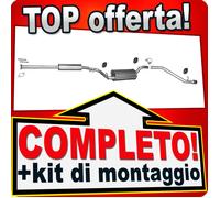 Impianto scarico MAZDA 3 II (BL) 1.6 MZR 105 CV 2/3 volumi e 2 volumi