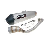 Scarico Omologato yasuni4 Yamaha Titan Look tub354 per Moto Ricambi