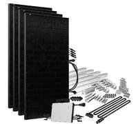 Impianto Solare 1720W Alimentazione Casa Inverter HM-1500 Solar-Direct...
