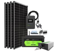 Impianto solare 800W 24V 100Ah - 2000W potenza AC - LiFePO4 Autark Pro XL