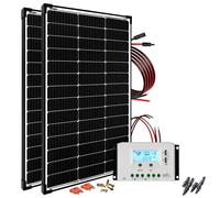 Impianto solare sistema completo 200W pannelli solari pannelli...