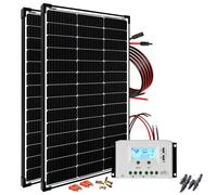 Impianto solare sistema completo 200W pannelli solari pannelli basicPremium-L...