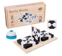 impilabili - Con 32 , Giocattoli per di puzzle | Giocattolo a blocco coinvolgente, per l'apprendimento prescolare, asta robusta, per gioco interattivo, miglioramento della